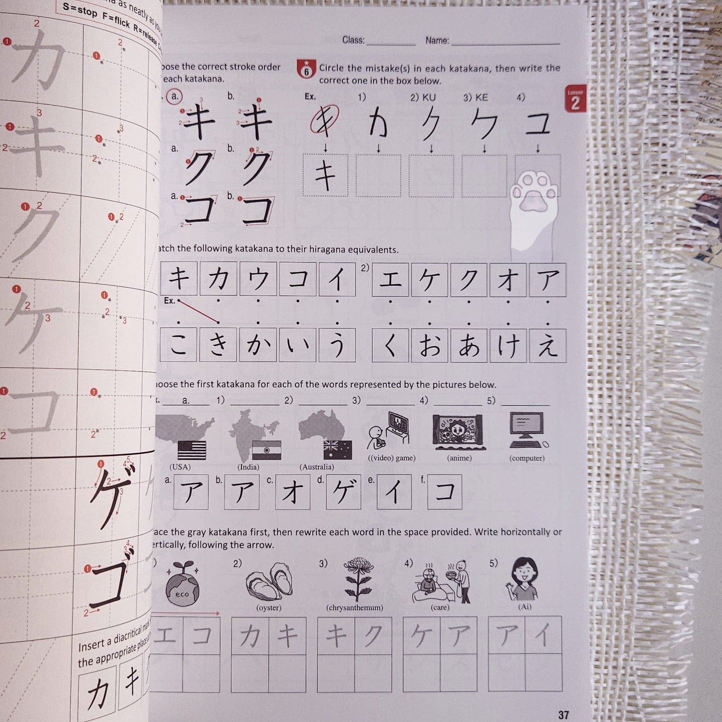 Tobira workbook 1