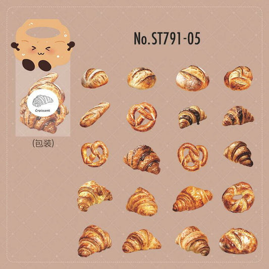 Croissant stickers