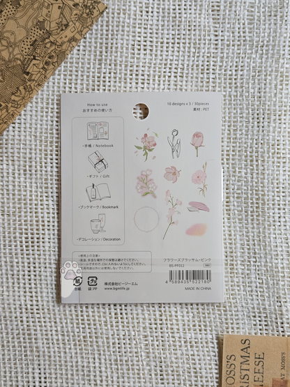 Flower stickers