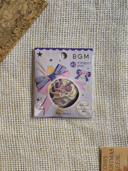 Ribbon themed stickers