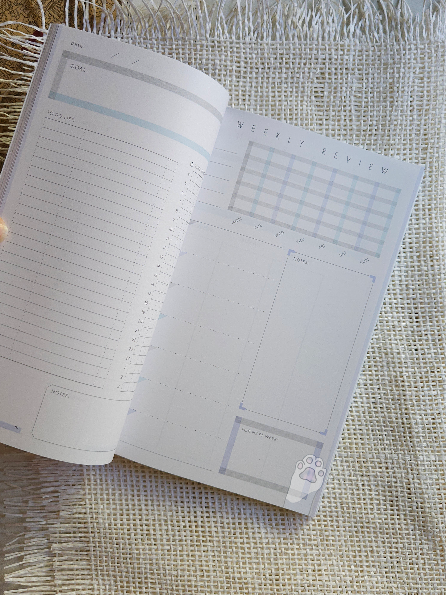 اجندة دراسية غير مرقمة